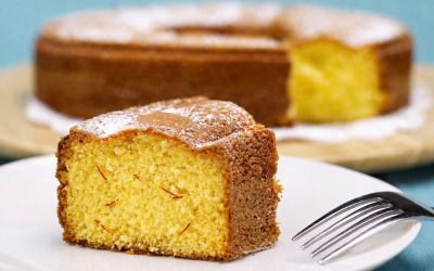 Gateau au yaourt et au safran