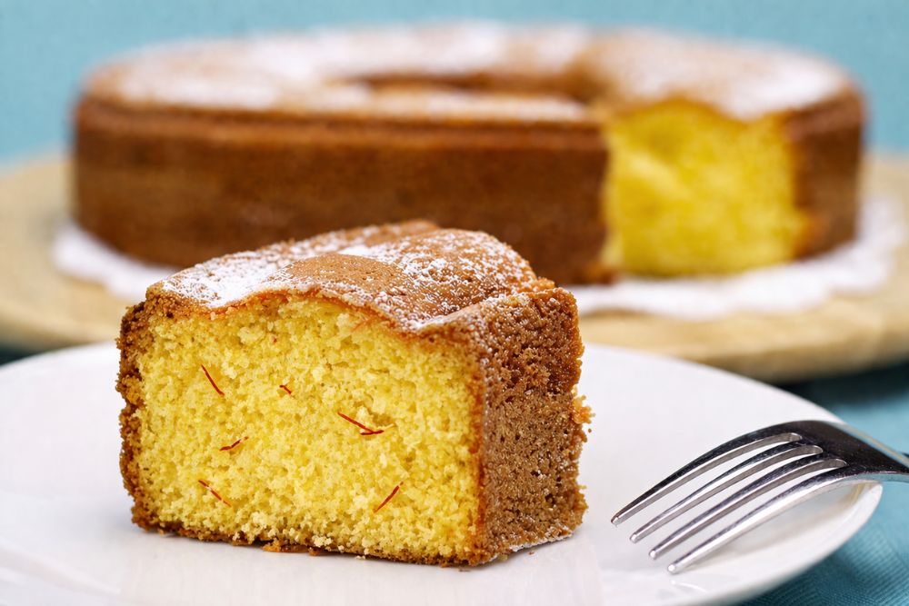 gâteau au yaourt et au safran