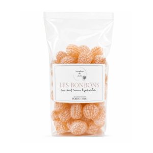 bonbons au safran et à la pêche