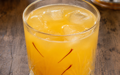 Cocktail rhum et safran « Eclat d&rsquo;or »