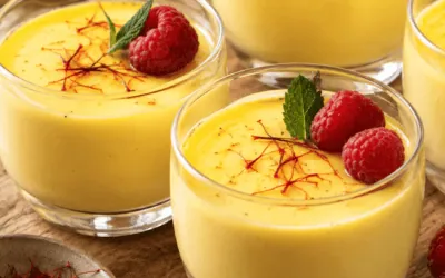 Panna cotta au safran