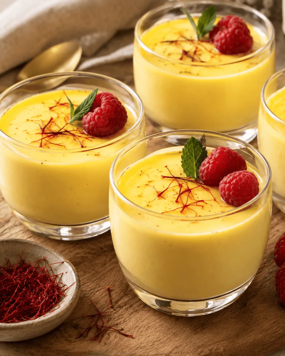 panna cotta safran panna cotta safran