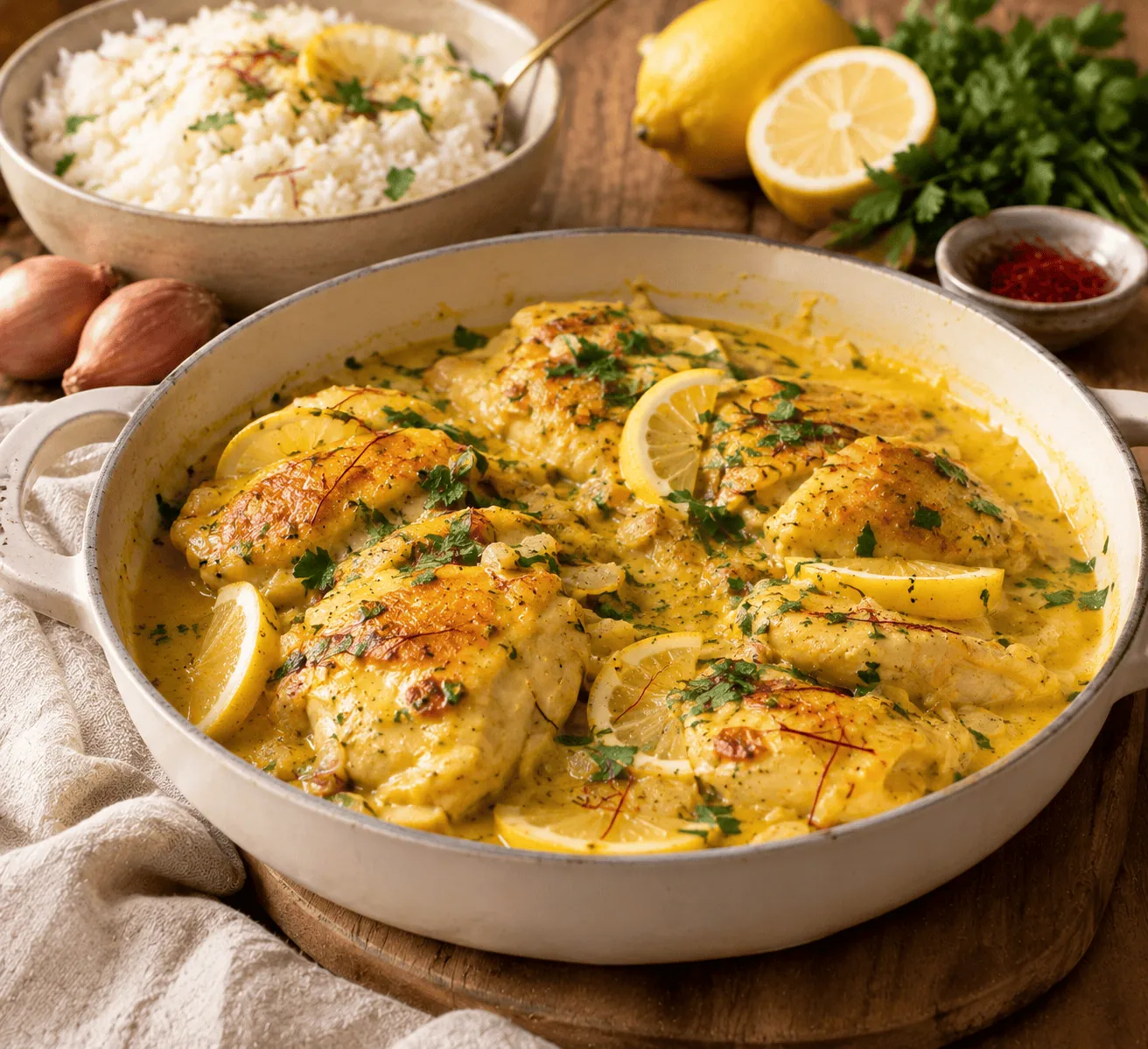 poulet citron safran poulet citron safran